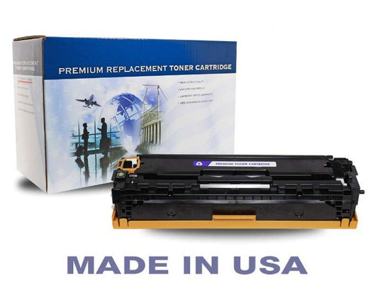 Replacement toner cartridge hp 541a cyan 1400 page yield - Replacement toner cartridge