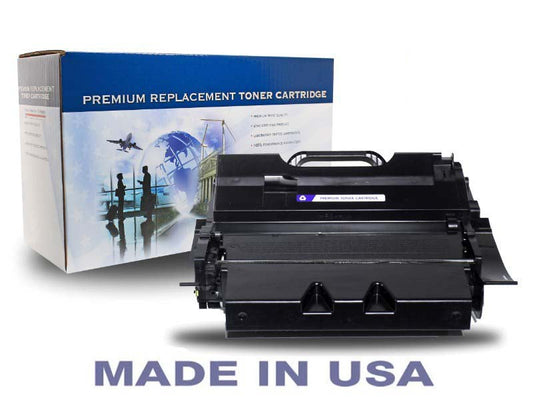 Replacement toner cartridge lexmark t644 black 32000 page yield - Replacement toner cartridge